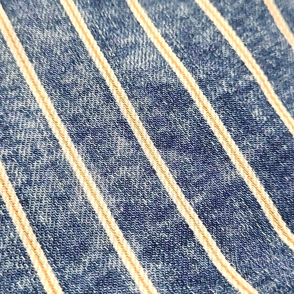 American Eagle High Waisted Striped Mom Shorts Size 14 - Picture 7 of 9